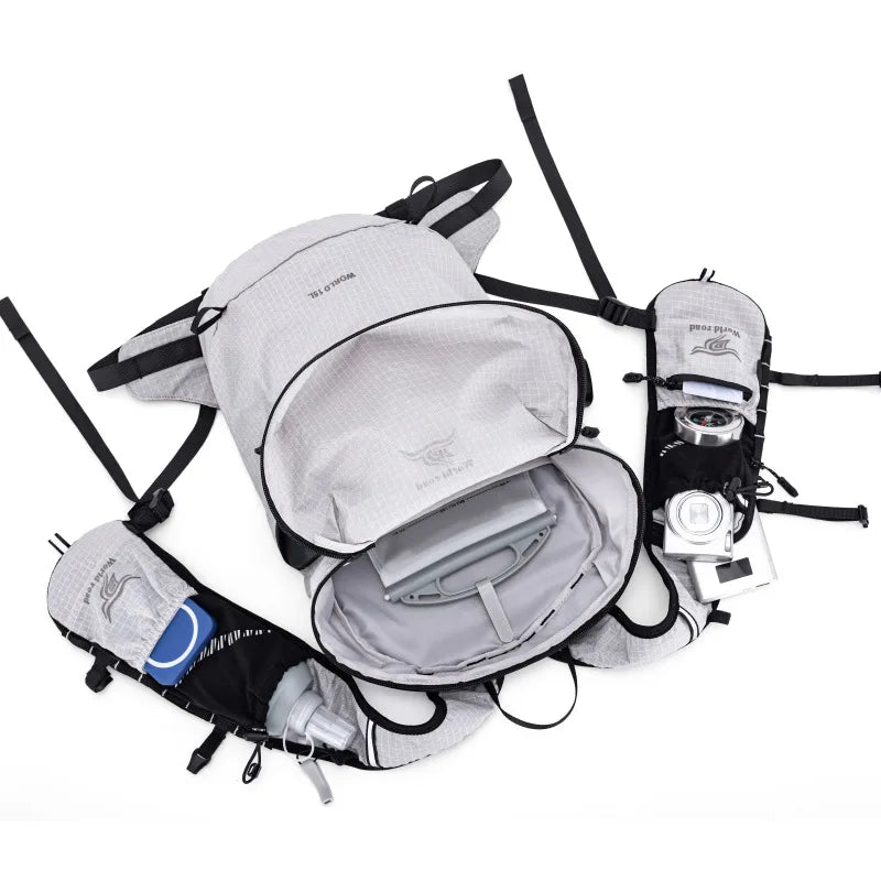 11L Outdoor Hiking Cross-Country Running Backpack Cycling Travel Mountaineering Lightweight Large-Capacity Shoulder Backpack