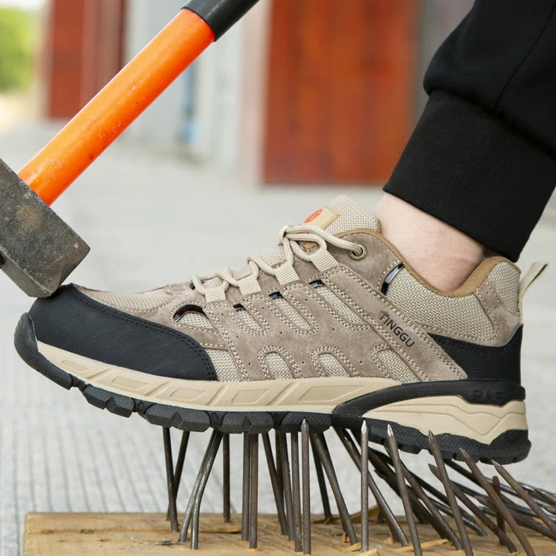Male Electrical insulated shoes Composite toe Safety Shoes Men Puncture-Proof Work Sneakers Men outdoors Indestructible shoes
