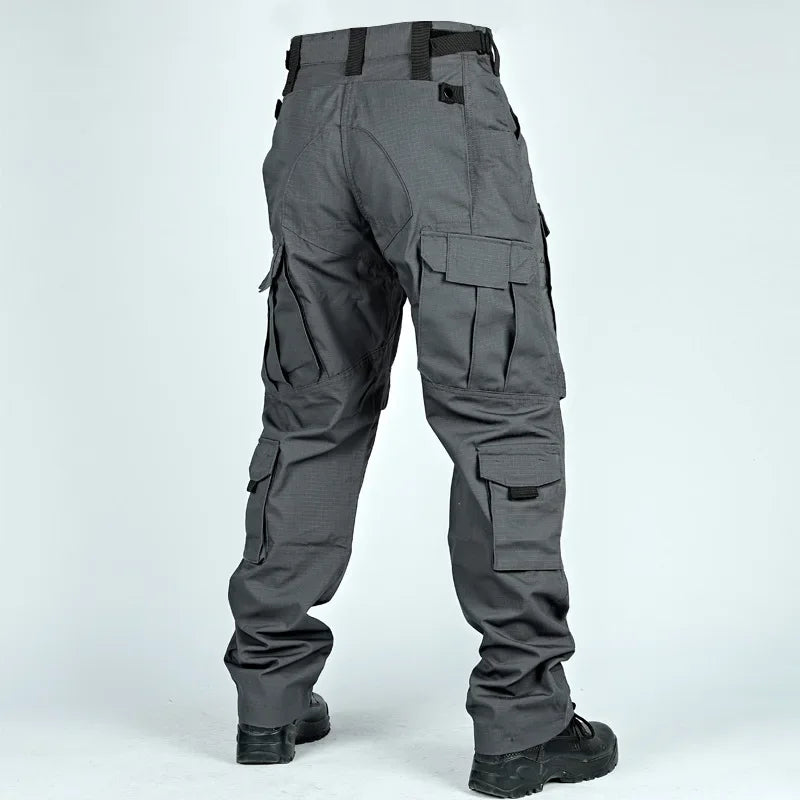 Tactical Pants Men Multi-Pocket Outdoor Cargo Pants Combat Trousers Men's Wear-Resistant Hiking Work Trousers Male