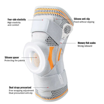 1PCS Knee Brace Compression Knit Knee Pad for Sports Quickly Absorb Perspiration Keep Knee Warm Knee Boosters Breathable Support