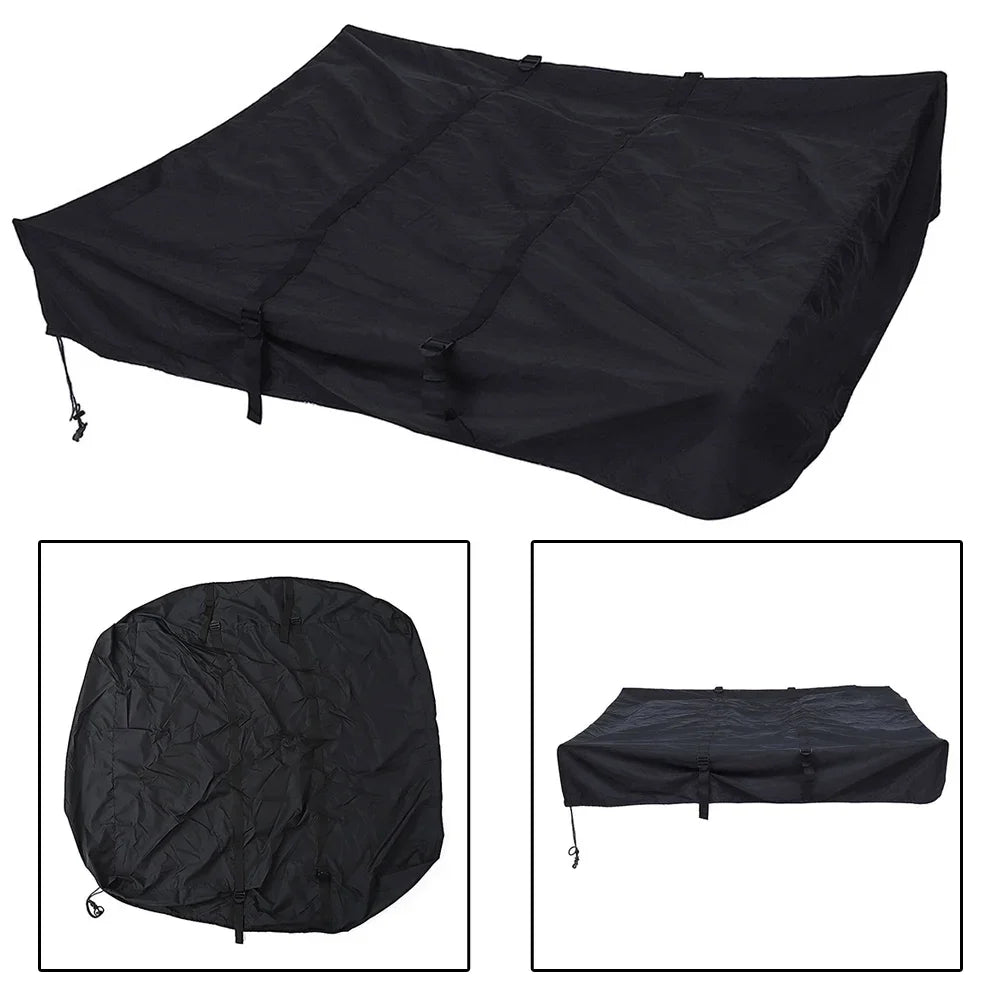 Camping Trip Black Roof Tent Cover Storage Bag For Tent Cover Gazebo Sun Protection Dirt Resistant Easy To Carry Roof Tent Cover