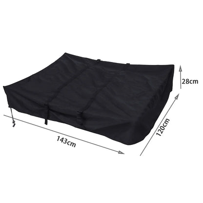 Camping Trip Black Roof Tent Cover Storage Bag For Tent Cover Gazebo Sun Protection Dirt Resistant Easy To Carry Roof Tent Cover