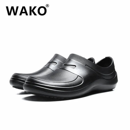 New Men's Chef Kitchen Working Slippers Non-slip Waterproof Oil-proof Shoes Rubber Rain boots for Men and Women Unisex Sandals