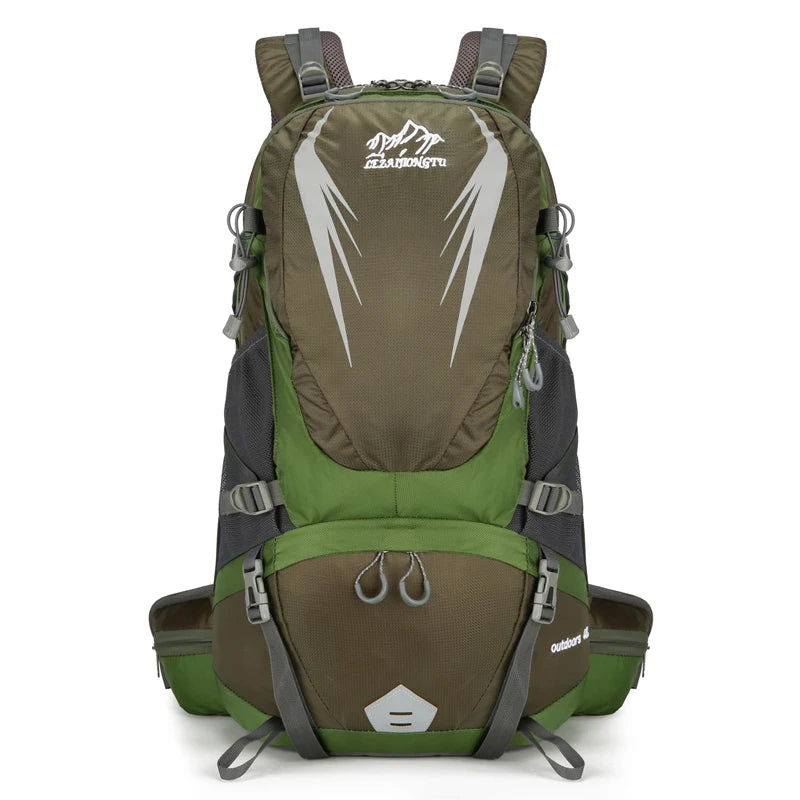 40L Travel Backpack Camping Men Large Hiking Bag Tourist Rucksack Waterproof Outdoor Sports Climbing Mountaineering Bag Luggage