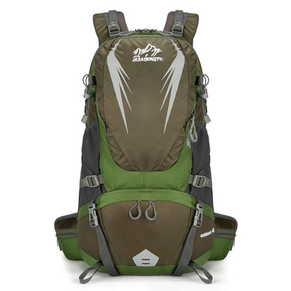 40L Travel Backpack Camping Men Large Hiking Bag Tourist Rucksack Waterproof Outdoor Sports Climbing Mountaineering Bag Luggage