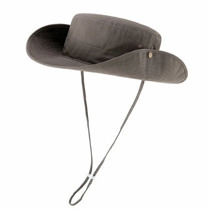 100% Cotton Fisherman Hat Dad Summer Outdoors Sun Cap Man Outdoors Camping Boonie Hat Women Beach Foldable Bucket Hats