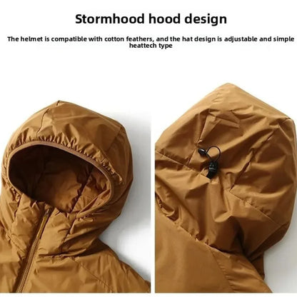 Top Mens Plus Size Hooded Coat Winter Outdoor Harajuku Waterproof Warm Windproof Designer Tactical Hiking Ski Safari Work Jacket