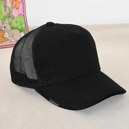 Linen Baseball Cap Dad Summer Outdoors Sun Caps Women Casual Sport Hat Big Head Men Oversize Large Trucker Hats 57-65cm