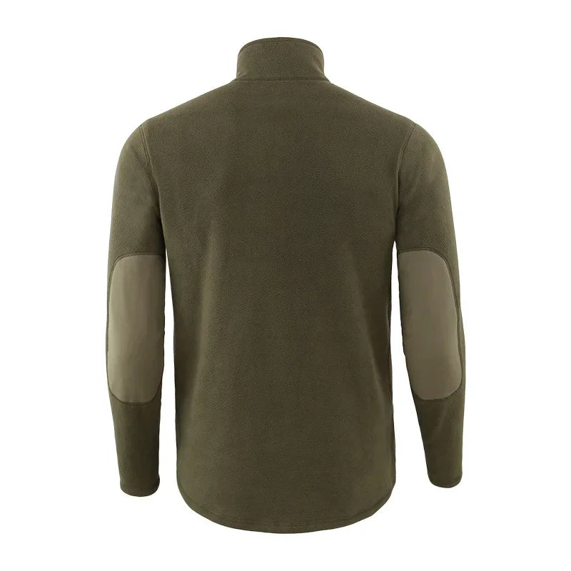ESDY BRAND Fleece Tactical Jacket Men Thermal Outdoors Polartec Warm Coat Softshell Hiking Outerwear Jackets