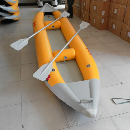 Canoe Kayak 1 Person Inflatable Portable Sport Kayak Set Canoe Boat With Aluminum Oars And High Output Air Pump