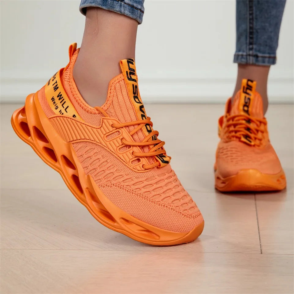 purple Casual Sneakers Women Men Blade Shoes Light Breathable Running Shoes Mesh Sports Sneakers Zapatillas De Mujer Chaussure