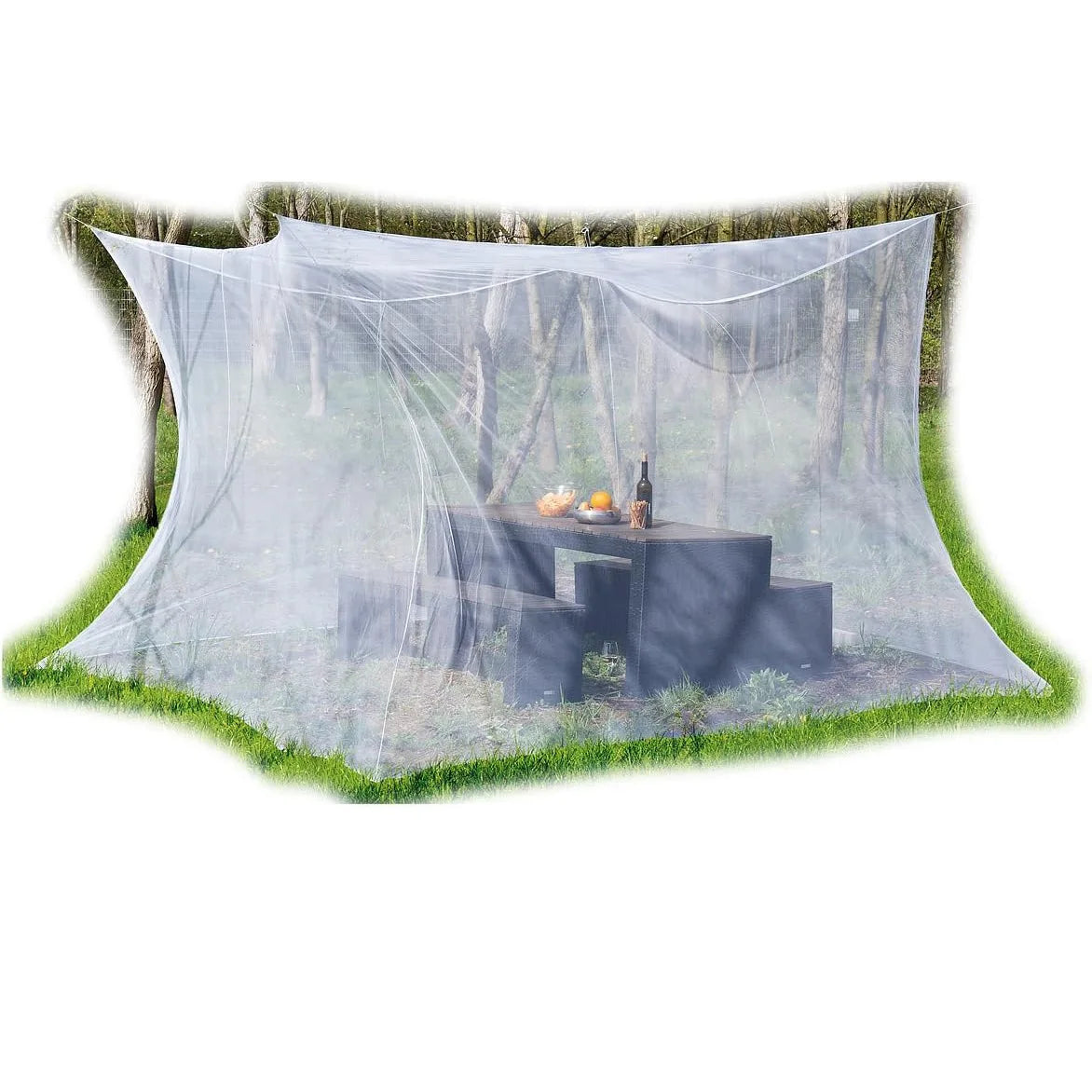 Breathable Portable Camping Mosquito Net 300x300x250cm Large Outdoor Travel Mosquito Insect Proof Tent White Black Zanzariera