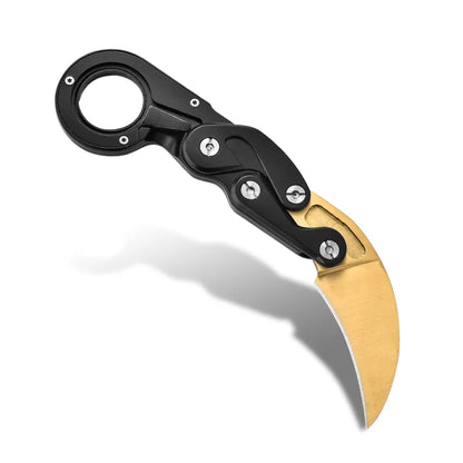 Unique structure and exquisite blade, EDC personalized folding knife, camping and hiking portable pocket knife, tool
