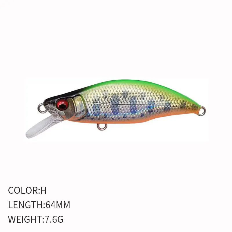 Fishing 64mm 7.6g Swimbaits Bass Big Fish Crankbaits Fishing Lure Sinking Wobblers for Pike Minnow Lure Fishing Tackle