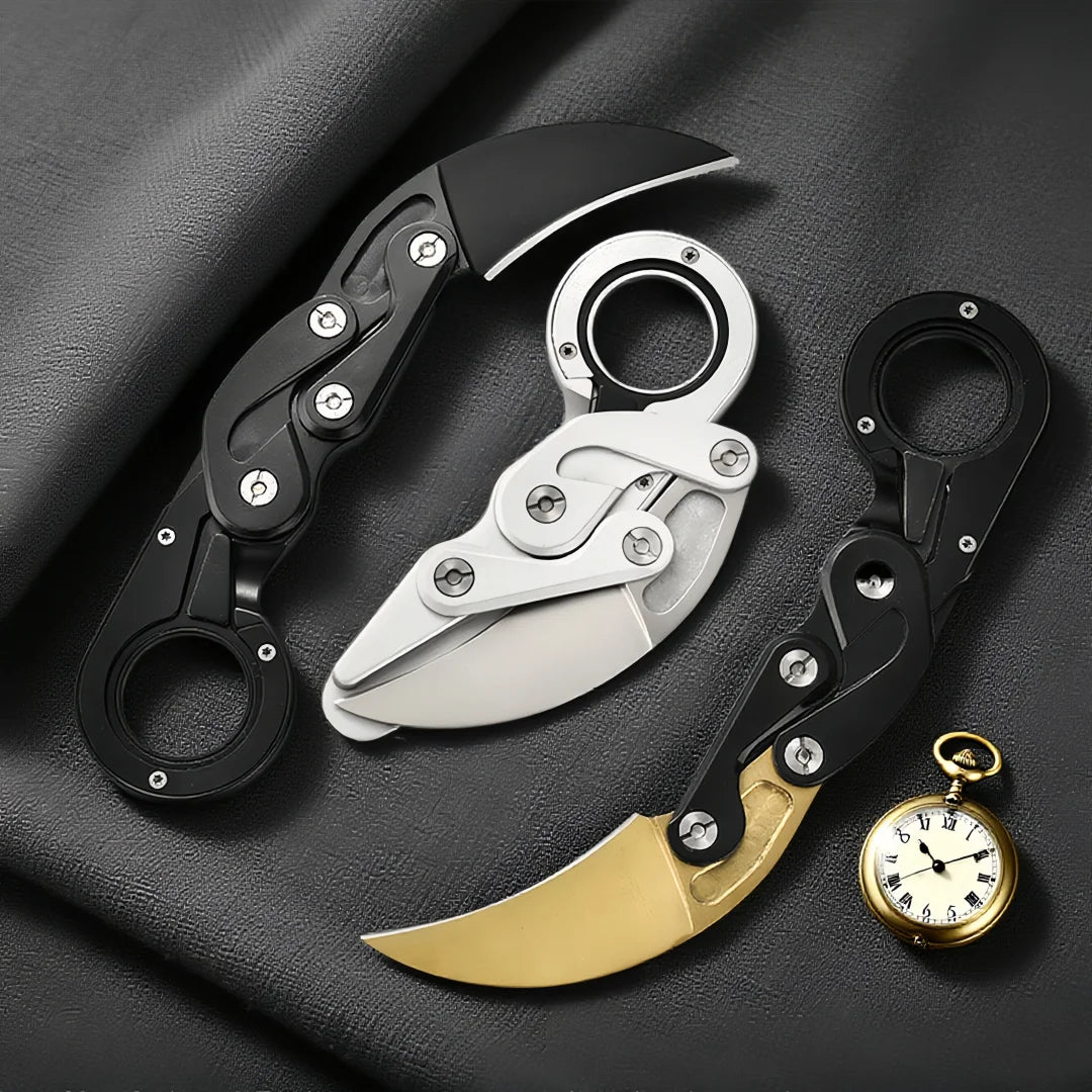 Unique structure and exquisite blade, EDC personalized folding knife, camping and hiking portable pocket knife, tool