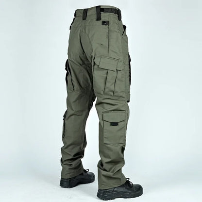Tactical Pants Men Multi-Pocket Outdoor Cargo Pants Combat Trousers Men's Wear-Resistant Hiking Work Trousers Male