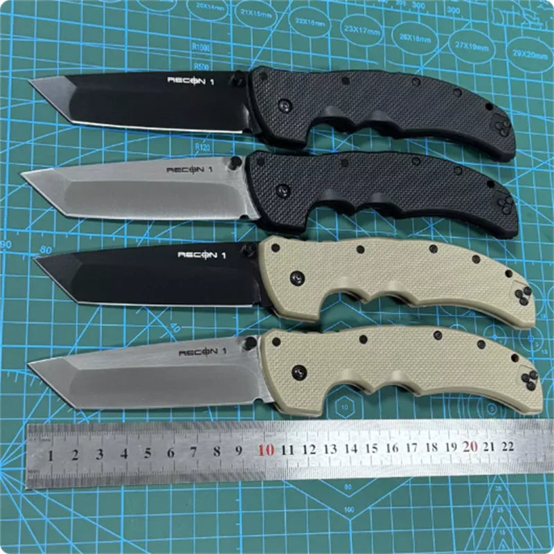 Utility Outdoor Survival Camping knife Tanto Nylon Handle Hiking fishing Hand Tool Sharp Portable Pocket EDC Folding knife