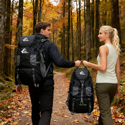 High Quality Brand FREE KNIGHT Outdoor 50L Backpack Double Shoulder Bag Women's Hiking Sports Travel Camping Bag Men's Backpacks