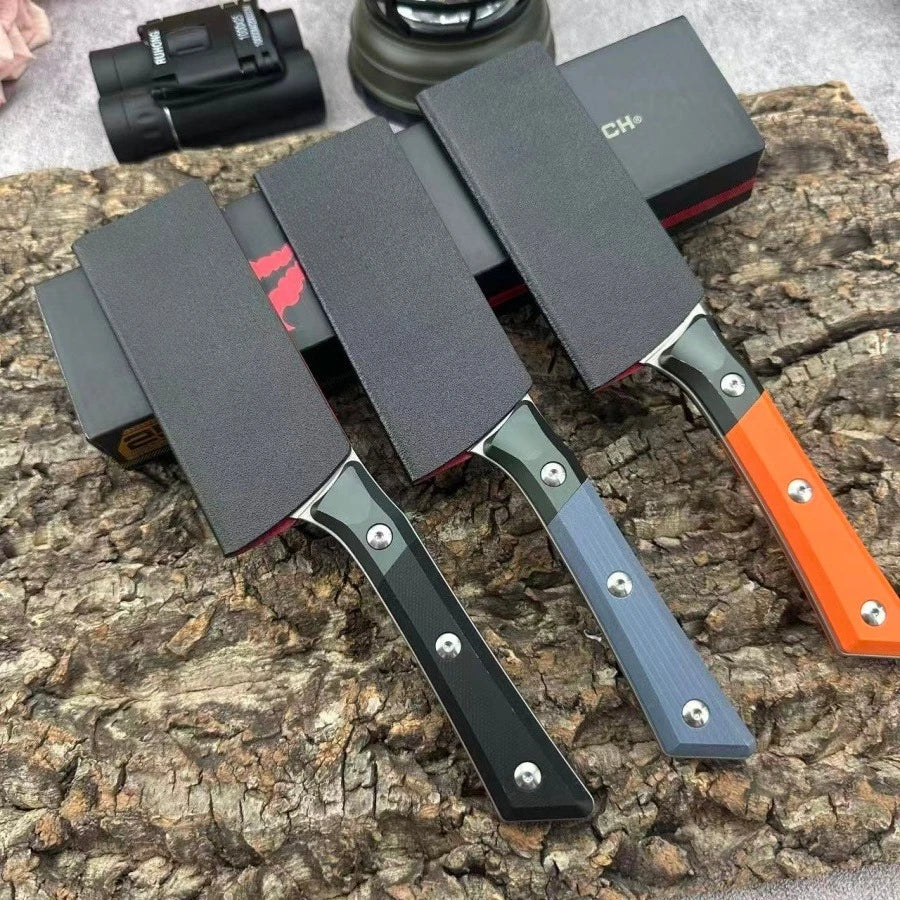 High-hardness Fixed Blade Knife, D2 Steel Blade Treatment, Outdoor Camping Hiking EDC Adventure Climbing Tool, Men's Gift