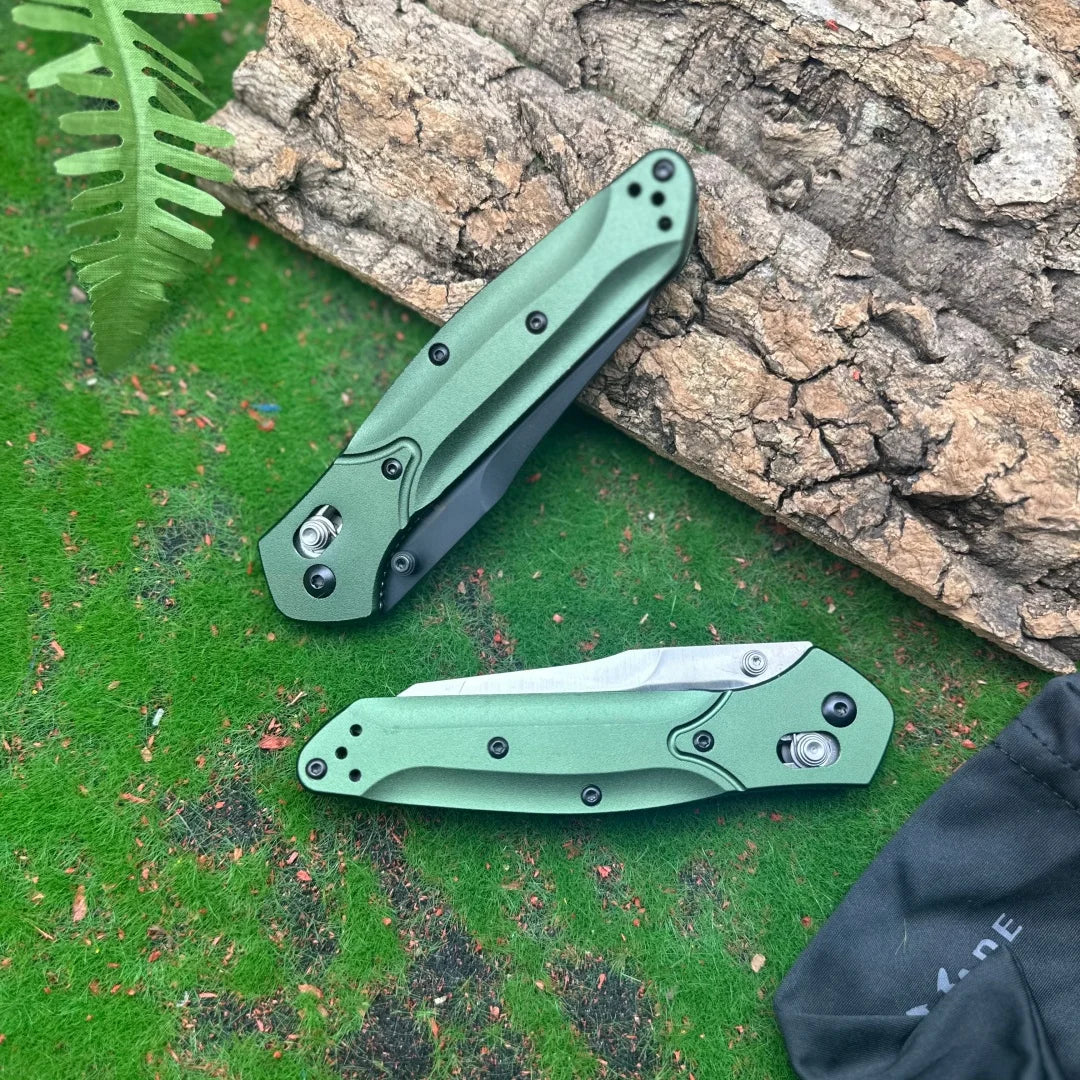BM 940 Folding Knife Aluminum Alloy Handle Outdoor Camping Cutting Tool EDC Hiking Fishing Knife Gift for Men