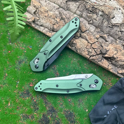 BM 940 Folding Knife Aluminum Alloy Handle Outdoor Camping Cutting Tool EDC Hiking Fishing Knife Gift for Men