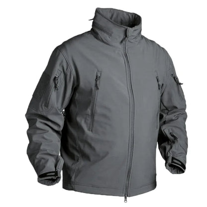 Outdoor Fleece Tactical Jackets Multicam Men Waterproof Hiking Working Outdoors Windbreaker Camping Jacket Combat Coat Hoodie