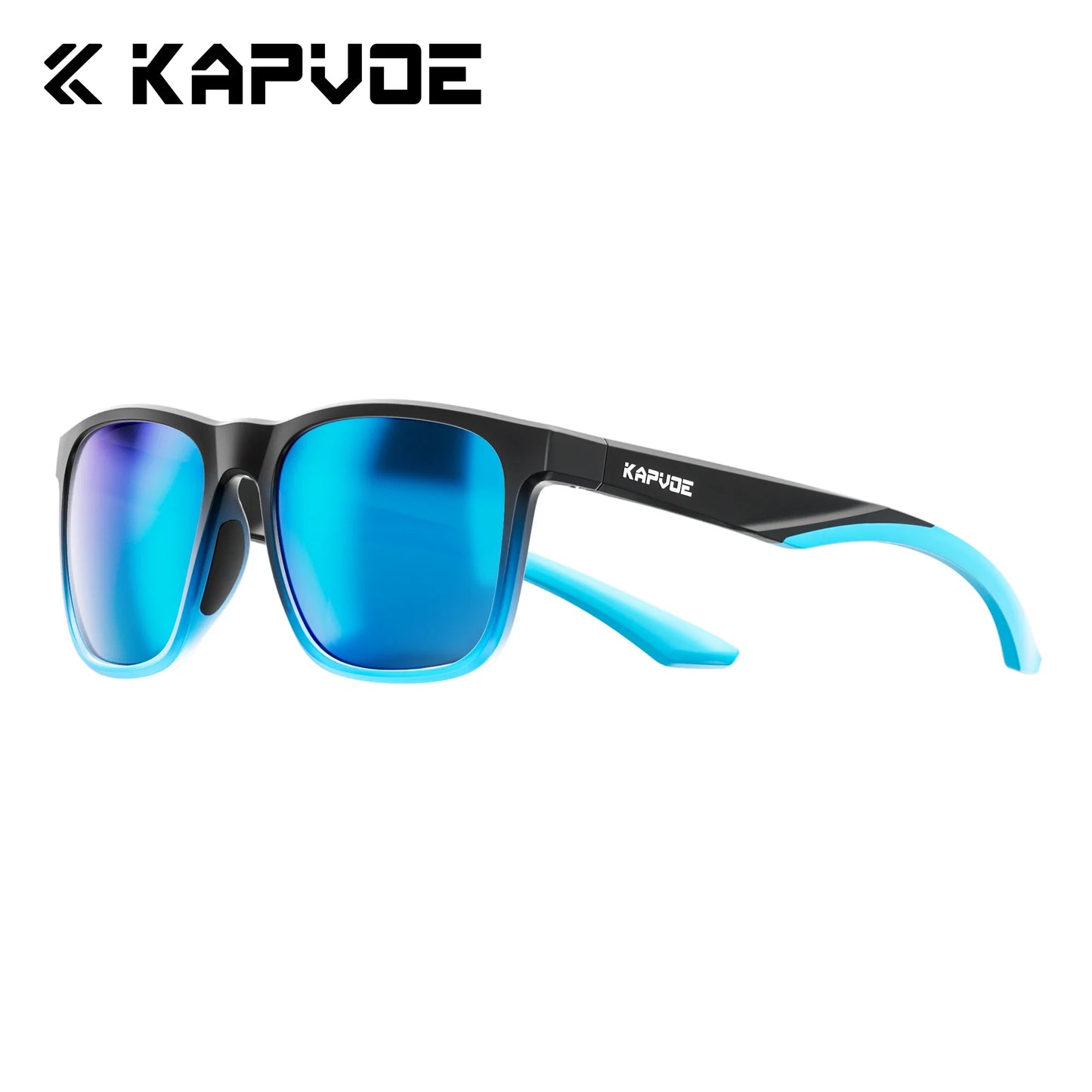 Kapvoe Polarized Sunglasses Men Lightweight Frame Anti Glare Driving Fishing Golf Outdoors Photochromic Glasses Running Women