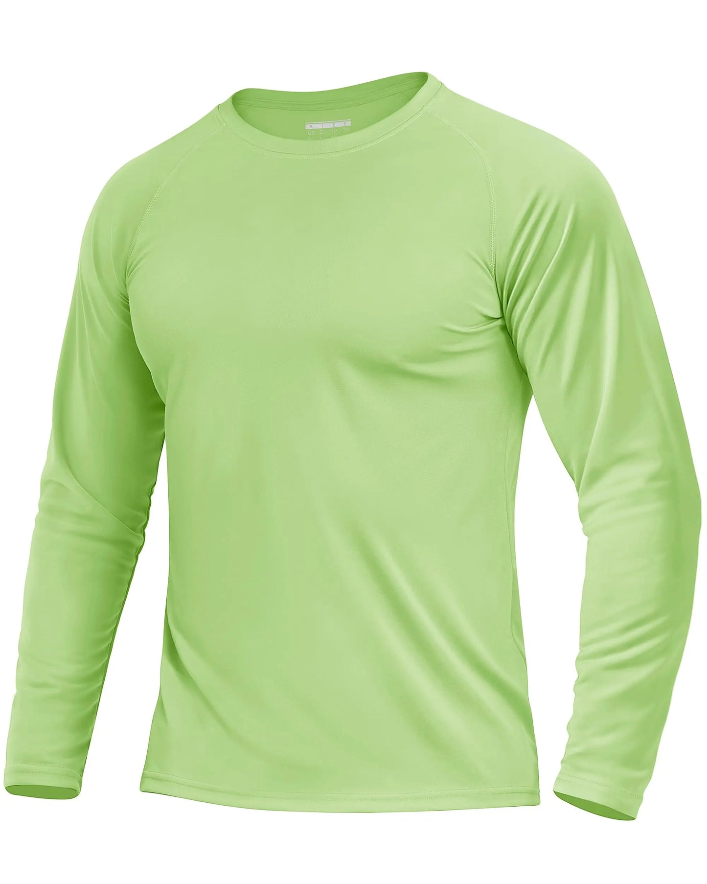 KEFITEVD Men's UPF 50+ Quick Dry Long Sleeve T-Shirts Men Sun Protection Outdoor Fishing Hiking T-Shirts UV Block Shirts Tops