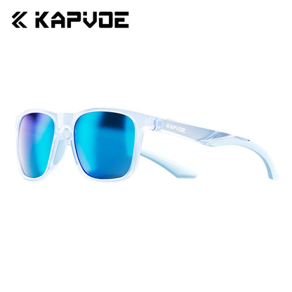Kapvoe Polarized Sunglasses Men Lightweight Frame Anti Glare Driving Fishing Golf Outdoors Photochromic Glasses Running Women