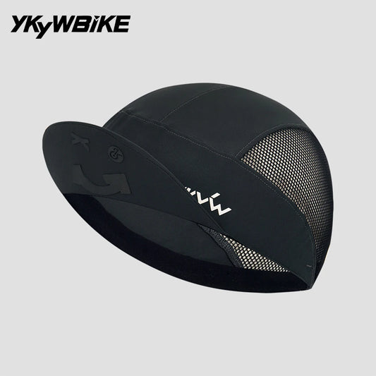 YKYWBIKE 2026 Cycling Caps Outdoors Sports Caps Road Bike Bicycle Cap Breathable Mesh Reflective Lightweight Short Brim