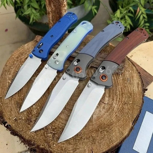 535 Bugout 15080 Knives Hunt Crooked River 4.00\ S30V Clip Point Blade Gray G10 Handle Outdoor Hiking Hunting Knife Gift for Men