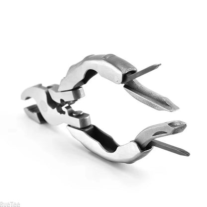Multifunction Outdoor pliers Folding Plier Mini Stainless Steel Folding Screwdriver Portable Camping Tools Hiking Accessories