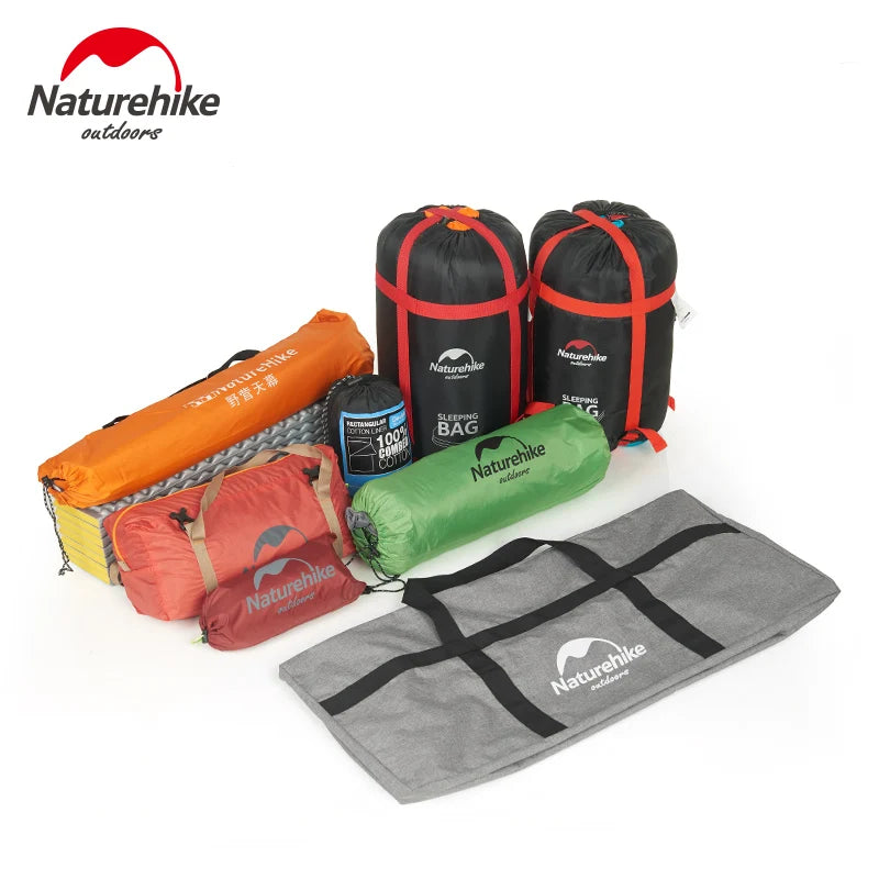 Naturehike Folding Large Capacity Storage Bags Ultralight Pack Handle Camping Duffel Bag Portable Hiking Travel Totes 100L 45L