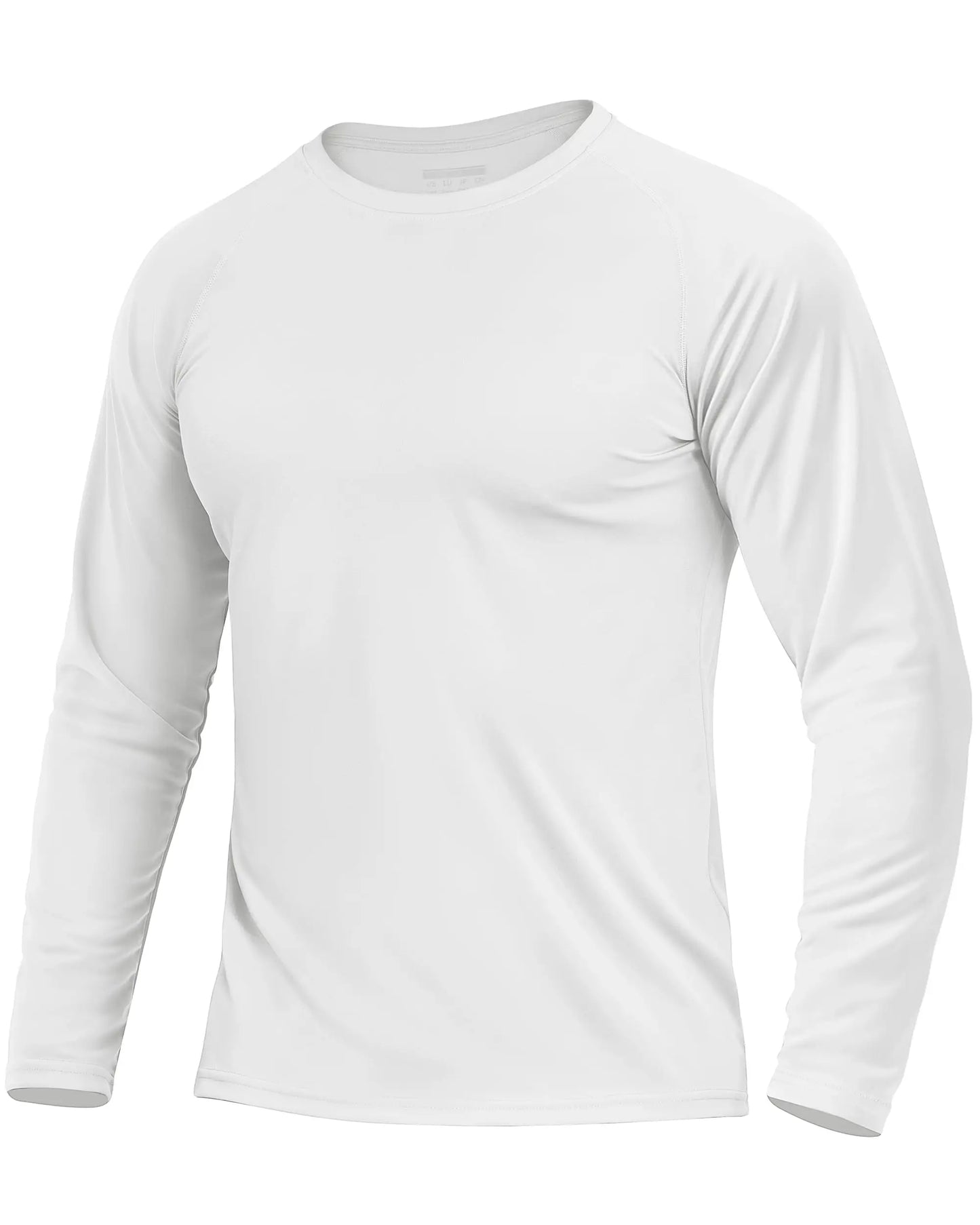 KEFITEVD Men's UPF 50+ Quick Dry Long Sleeve T-Shirts Men Sun Protection Outdoor Fishing Hiking T-Shirts UV Block Shirts Tops