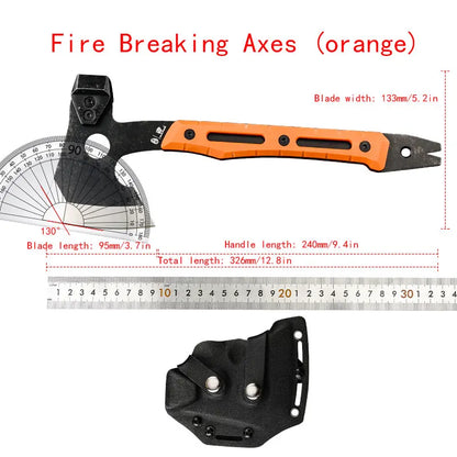HX Outdoors New Tactical Axe ,multi-purpose Cool Camping Axe ,Fire Rescue Jungle Adventure Axe,Self-defense Tool Dropshipping