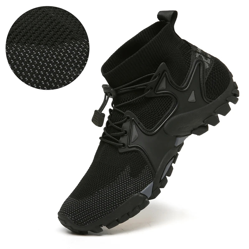 New Mesh Breathable Hiking Shoes Size 36-47 Mens Sneakers Outdoor Trail Trekking Mountain Climbing Sports Shoes for Male