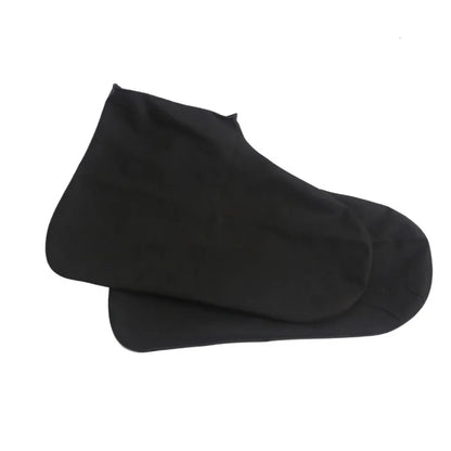1 Pair Latex Shoe Covers for Rain Waterproof Thickened Reusable Boots Covers for Men Women Cycling Climbing Travel Hiking Camp