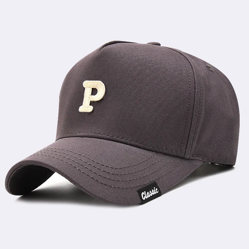 Big Head Hard Cotton 5 Panels Baseall Cap Outdoors Leisure Curved Peak Sun Hat Adult Hiphop Snapback Caps 56-60cm 60-65cm