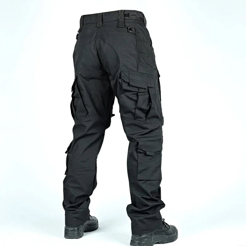 Tactical Pants Men Multi-Pocket Outdoor Cargo Pants Combat Trousers Men's Wear-Resistant Hiking Work Trousers Male