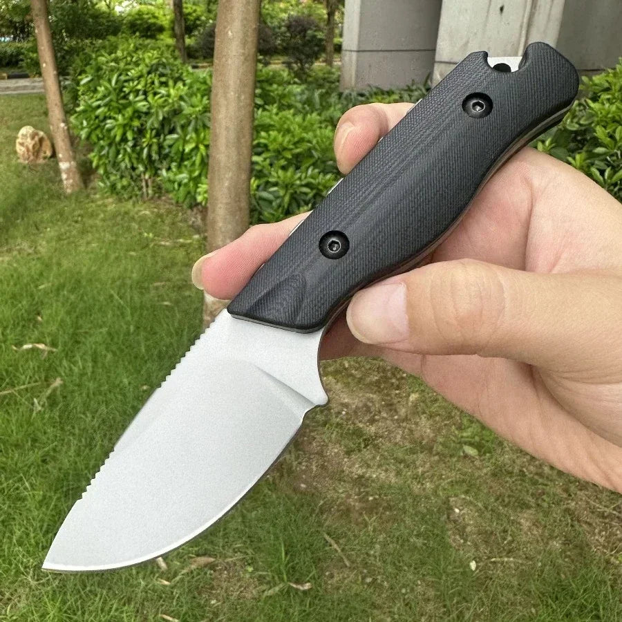BM 15017 High-hardness Fixed Blade with 8Cr13Mov Steel Blade and G10 Handle Outdoor Camping Hiking EDC Practical Cutting Knife