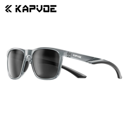 Kapvoe Polarized Sunglasses Men Lightweight Frame Anti Glare Driving Fishing Golf Outdoors Photochromic Glasses Running Women