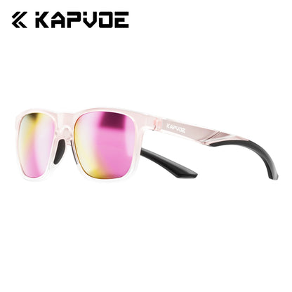 Kapvoe Polarized Sunglasses Men Lightweight Frame Anti Glare Driving Fishing Golf Outdoors Photochromic Glasses Running Women