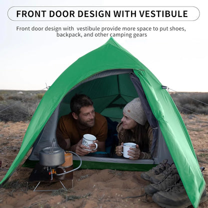 Naturehike Cloud Up 2 Person Camping Tent Waterproof Ultralight 3-4 Season Tent Outdoor Hiking Backpacking Shelter Tents
