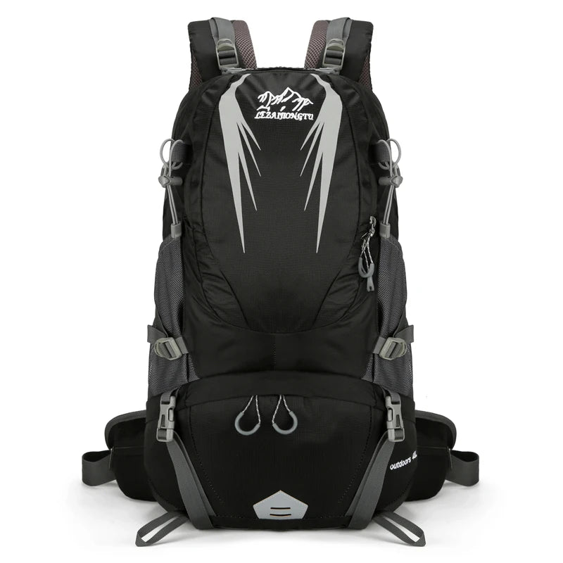 40L Travel Backpack Camping Men Large Hiking Bag Tourist Rucksack Waterproof Outdoor Sports Climbing Mountaineering Bag Luggage