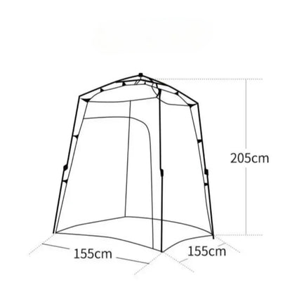 Automatic Speed Opening Single Tent Outdoors Portable Toilet Take Bath Change Clothes Windproof Multifunction Tents Ventilate