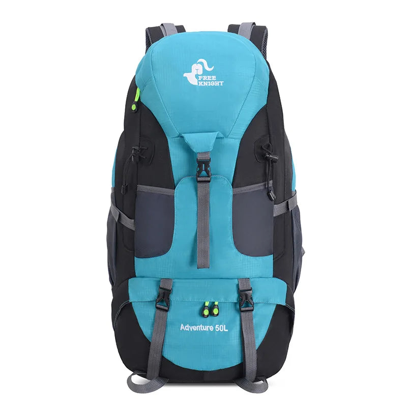 High Quality Brand FREE KNIGHT Outdoor 50L Backpack Double Shoulder Bag Women's Hiking Sports Travel Camping Bag Men's Backpacks