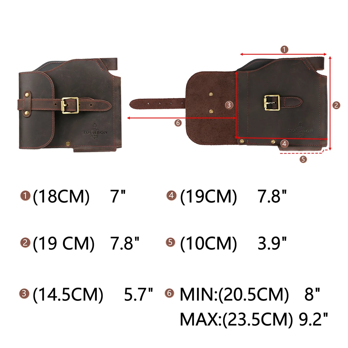 Tourbon Leather Axe Protective Cover Holder Hatchet Sheath Case Axe Blade Protector Outdoors Accessories Woodworking Camping