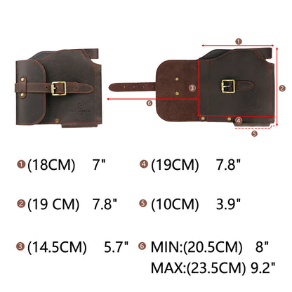 Tourbon Leather Axe Protective Cover Holder Hatchet Sheath Case Axe Blade Protector Outdoors Accessories Woodworking Camping