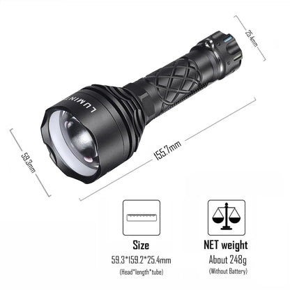 Outdoor Flashlight Tent Camping Lantern Self Defense Lamp EDC Fishing High Power LED Torch 2500 Meter Distance LEP Light THOR 3
