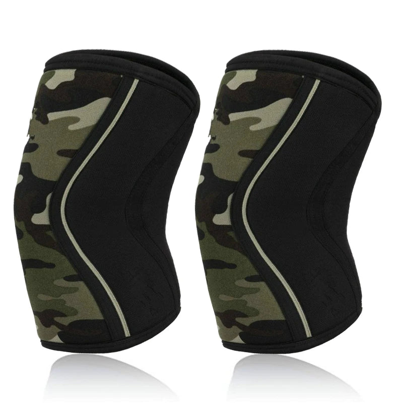 Crossfit Knee Pads Compression 7mm Neoprene Sports Knee Brace Squat Weightlifting Pressured Knee Sleeve Women Men Teens Custom